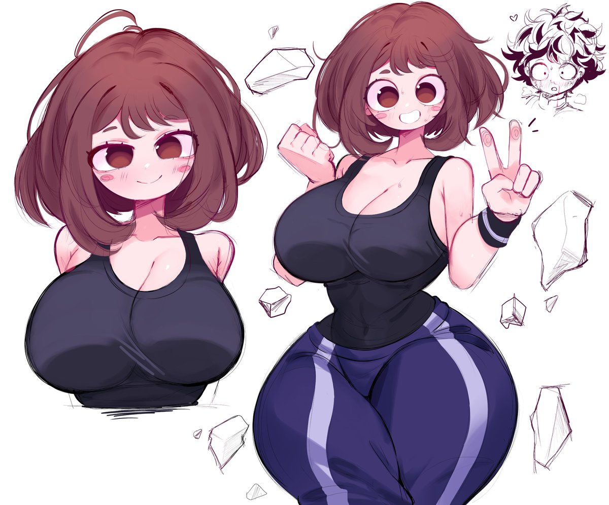 Lumorei_art's tweet photo. Cute uraraka https://t.co/jH7iy3lmvb