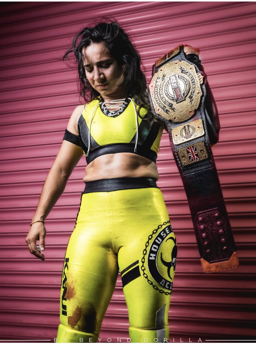 kanjiduku's tweet photo. Blood, Sweat and Belts with my sister. 

The Best in Britain and The Greatest Female Wrestler of all Time. 

One Weekend, Our Own Stages 🙏🏽 

I love Professional Wrestling, my God 🙏🏽 https://t.co/YJPqcriY2j