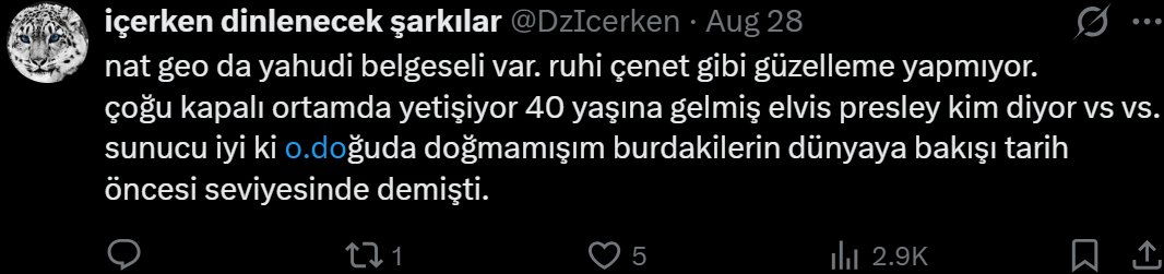 DzIcerken's tweet photo. @ancient_satyr uln bunlar niye tarihin başından beri birbirini öldürüyor. araplar ve yahudiler emmioğludur. aile içi kavga bize ne.
ortadoğu'yu dinleri araştıran kadın sunucunun son sözü

iyi ki ortadoğu da doğmamışım burdakilerin dünyaya bakışı tarih öncesi seviyesinde https://t.co/VzEJBgKOpJ