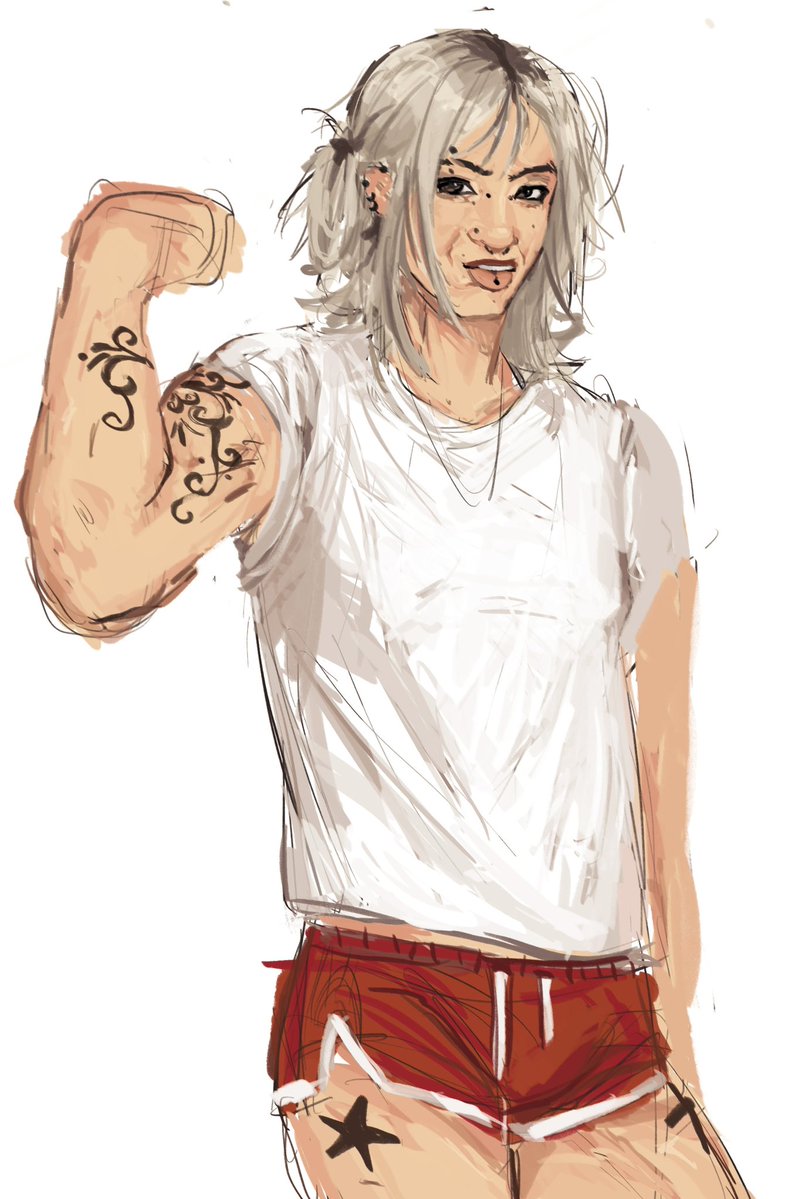 bfvampire's tweet photo. that fricking oc sketch that i hate Also ignroe the hand i didnt want to draw it
Also ignore the anatomy
Also ignore their face https://t.co/hFsqT1tmbE
