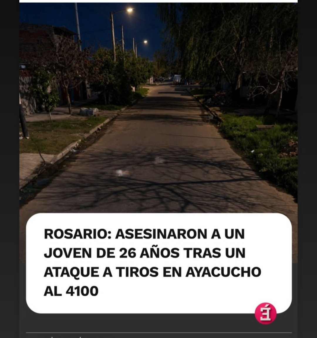 ArielBulsicco's tweet photo. Otro hecho violento con homicidio en la ciudad al igual que tantos días anteriores.

Como lo hacía años atrás, te lo informará mañana @lacapital?

Ustedes que creen? 🤔🧐🥴 https://t.co/ndH08zcoyY