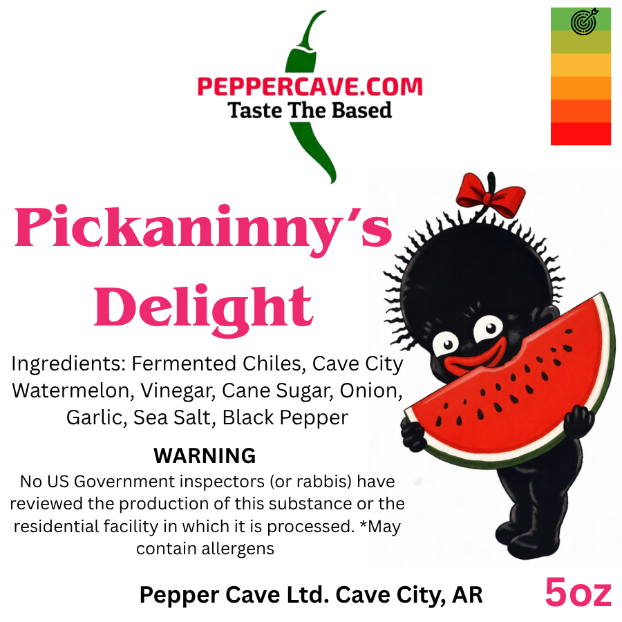 PepperCaveRises's tweet photo. The first new sauce from the new location, announced Friday, has already sold 25% of the total stock. Get a bottle while it lasts! Save $2 per bottle w/ code: WatermelonFelon https://t.co/4XNvRVVzJV https://t.co/GGPdNmx7ks