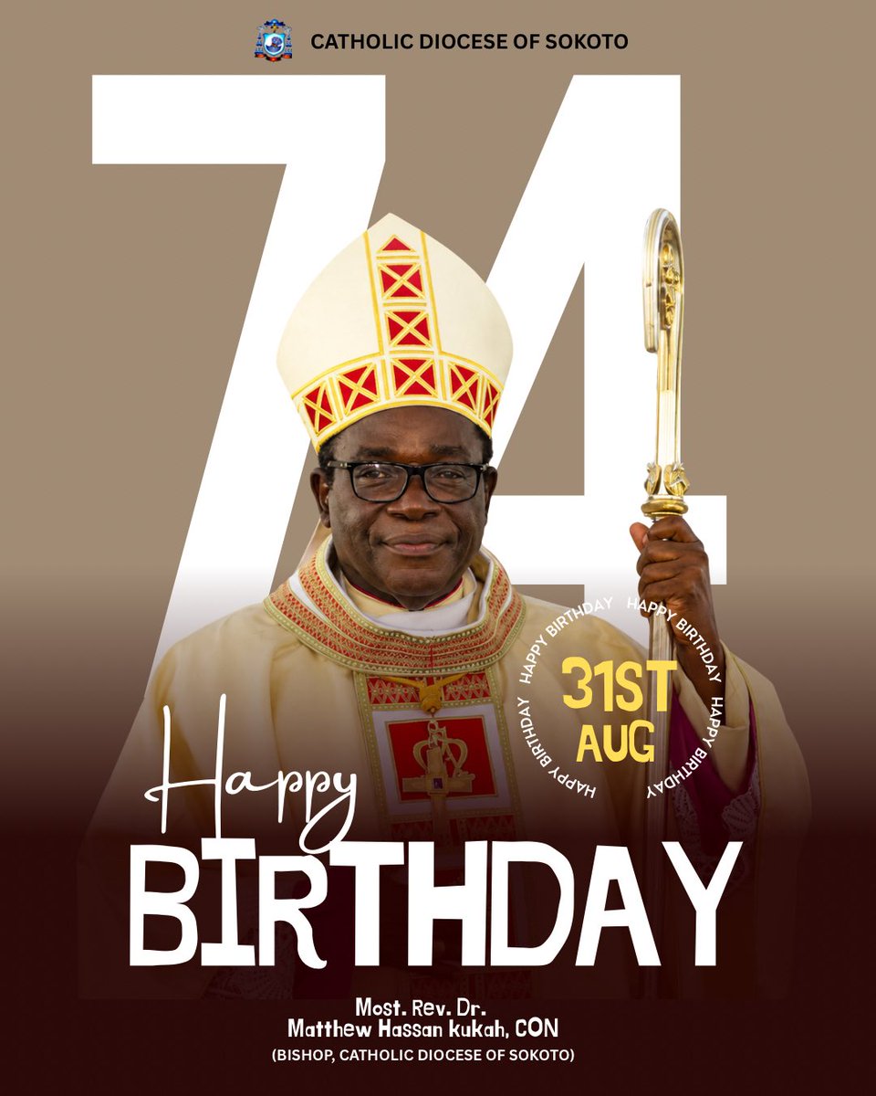 fada_pascall's tweet photo. HAPPY 74TH BIRTHDAY BISHOP KUKAH https://t.co/OFRg3yeb57