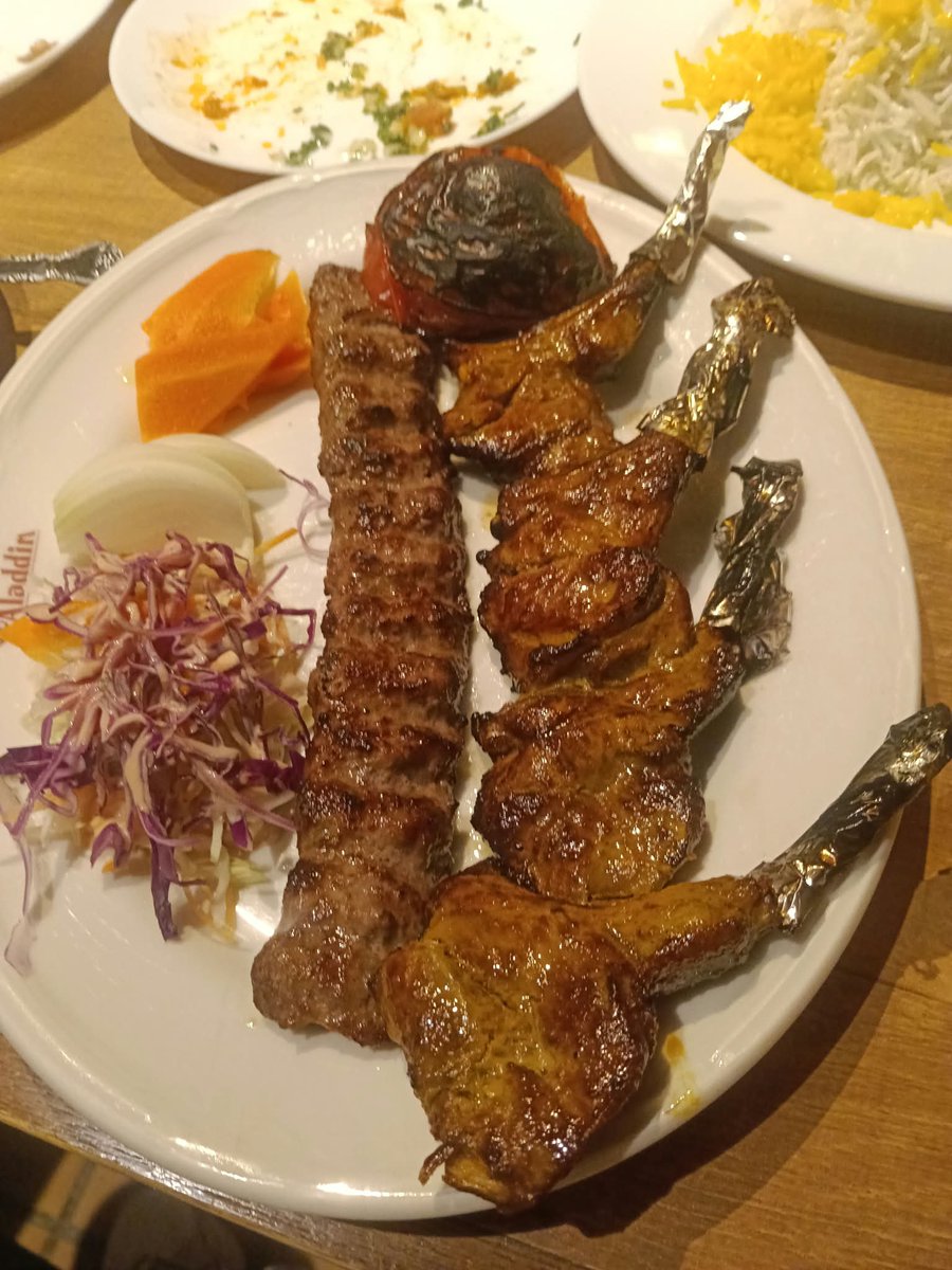BlackManJapan2's tweet photo. Visited this lovely Iranian joint in Hiroo on Saturday for a meet up with some wonderful old work colleagues - first time since February. Of the six there at the restaurant 4 are still working there. https://t.co/rLP3bb2Fbt