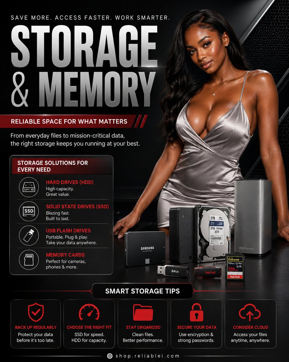 reliableintech's tweet photo. 💾 Save More. Access Faster. Work Smarter. Build Stronger Communities. 🤝✨

Website: https://t.co/wFNLi3XwYX

#ReliableIntegration
#StorageSolutions
#BuildingCommunity
#HospitalityTechnology
#BusinessTechnology https://t.co/bNizBhQebe