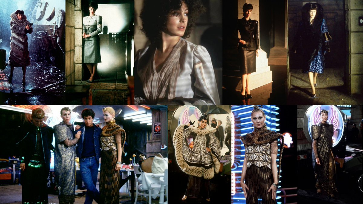 itsbleekerxox's tweet photo. Michael Kaplan &amp; Charles Knode's costuming for Bladerunner (1982) was so good Alexander McQueen designed Givenchy FW98, campaign shot by Steven Meisel who went on to do a themed editorial for Vogue Italia w/ Prada SS98, &amp; Galliano seemingly even drew inspo for his FW99. https://t.co/3QFivSRXy6