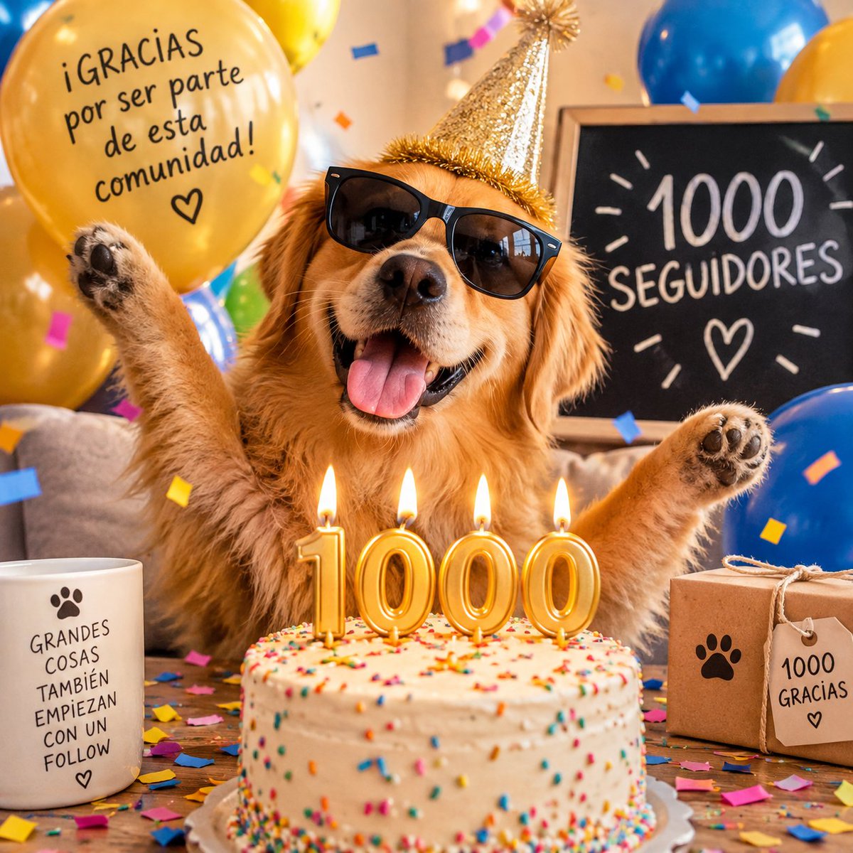 perroahorro's tweet photo. Y esta cuenta llego a sus primeros 1000 seguidores!!

Gracias por confiar en nosotros y ser parte de esta comunidad!! Nos debemos a ustedes! 

El perrito esta de festejo!! Por mucho mas!! https://t.co/esKB5XeYpa