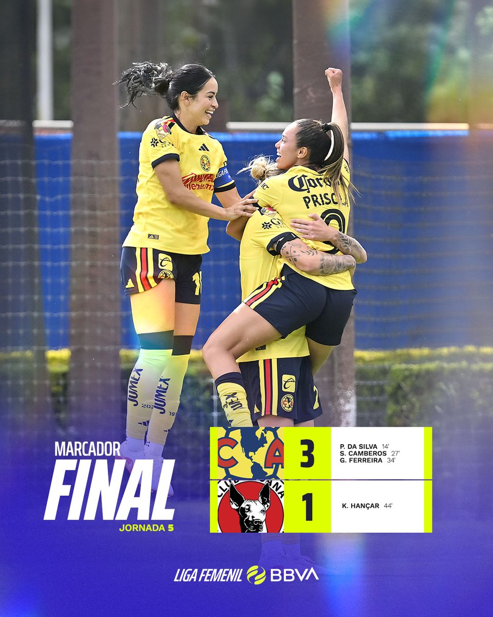 LigaBBVAFemenil's tweet photo. 🏁 ¡FINALIZA EL ENCUENTRO!
Las Águilas hacen valer la localía y se quedan con tres puntos más en el torneo. 🦅🔥

#LigaFemenilDndSea | #AMEvsTIJ https://t.co/Do4fjhcxMN