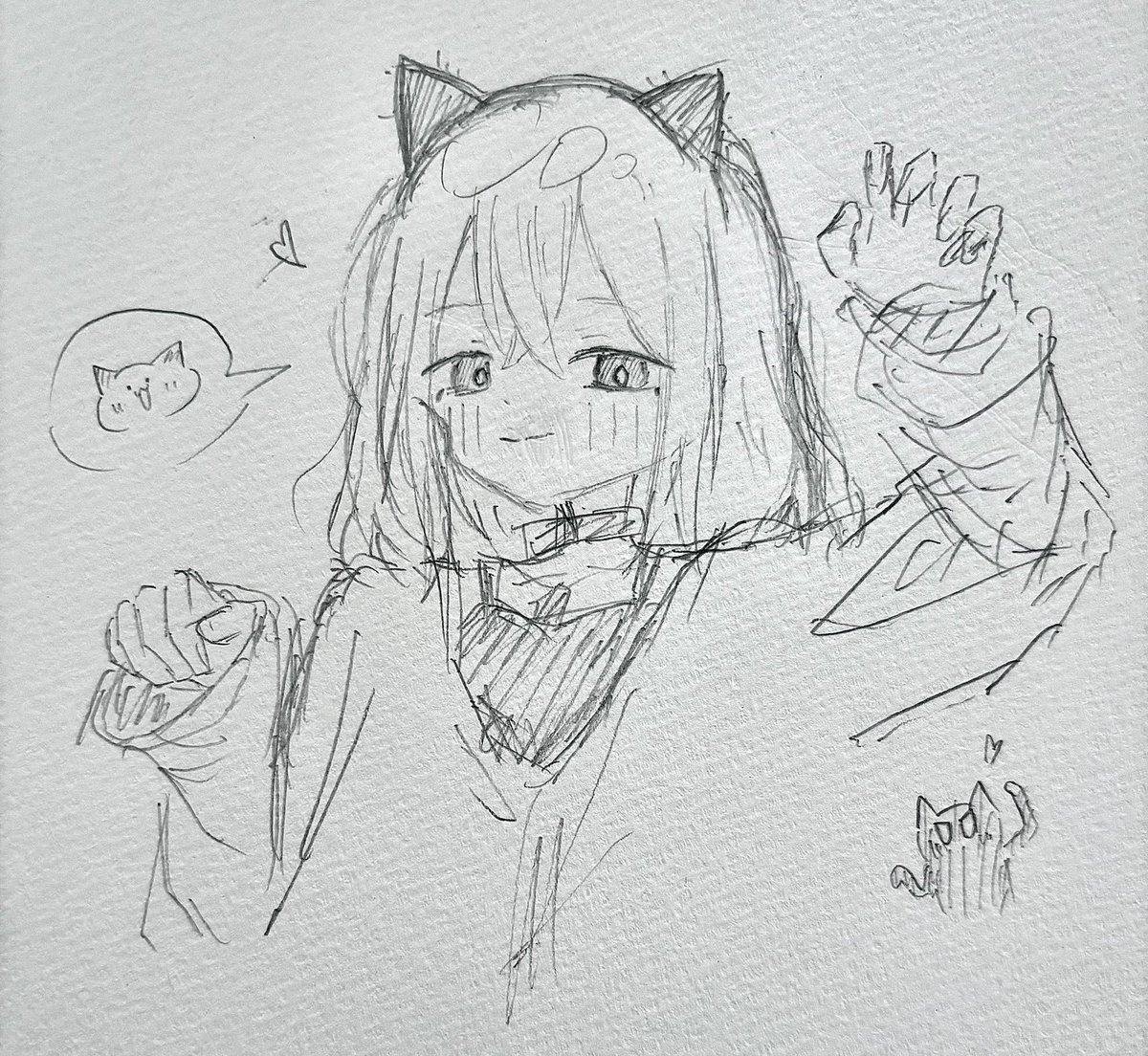 midorinoe's tweet photo. 猫(黒がおー)       #絵描きさんと繋がりたい  #oc https://t.co/bkPkSSjE5X