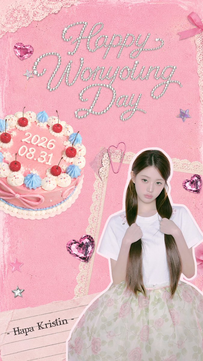 hapakristin_kr's tweet photo. ୨୧ ───────── ୨୧ ───────── ୨୧

♡₊˚ 𝓗𝓪𝓹𝓹𝔂 𝓦𝓸𝓷𝔂𝓸𝓾𝓷𝓰 𝓓𝓪𝔂 ˚₊♡

8월의 마지막을 가장 예쁘게 장식하는
원영님의 생일을 축하합니다 🎂💗

୨୧ ─────���─── ୨୧ ───────── ୨୧

#HappyJANGWONYOUNGday https://t.co/hBvGHzBLWS