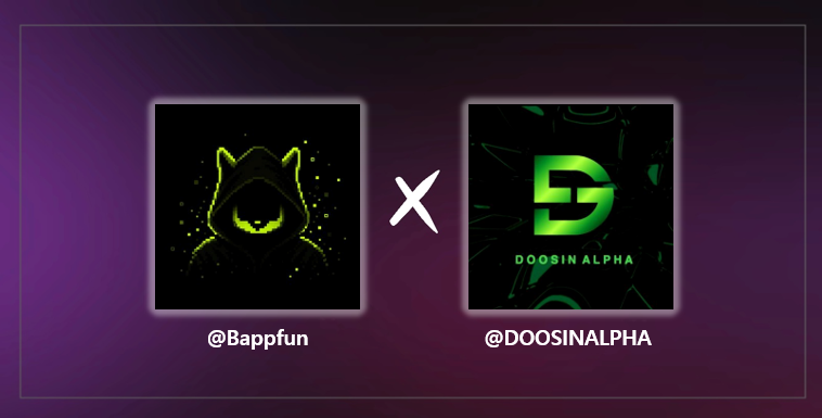 DOOSINALPHA's tweet photo. we are excited to announce our partnership with @Bappfun