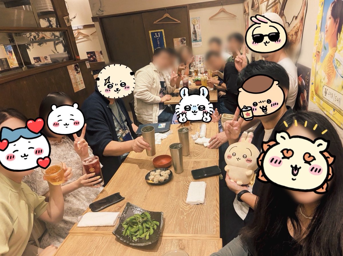 CinemaLobby2024's tweet photo. 🎬 #シネロビ 12にご参加いただきありがとうございました！✨

今回は映画の会が初めてという方もたくさん参加してくださり嬉しかったです☺️本会から三次会まで大盛り上がり！#映画ちいかわ プリミティヴ・ウォー #恐竜戦争 の話が尽きませんでした🦖

次回は10/24（土）開催です！ https://t.co/WltQn16Lot