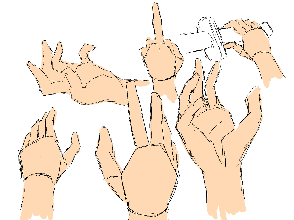 Adachi_662's tweet photo. ハミタの手の動画見てから手描くのが楽しいです https://t.co/n3wErPu8NV