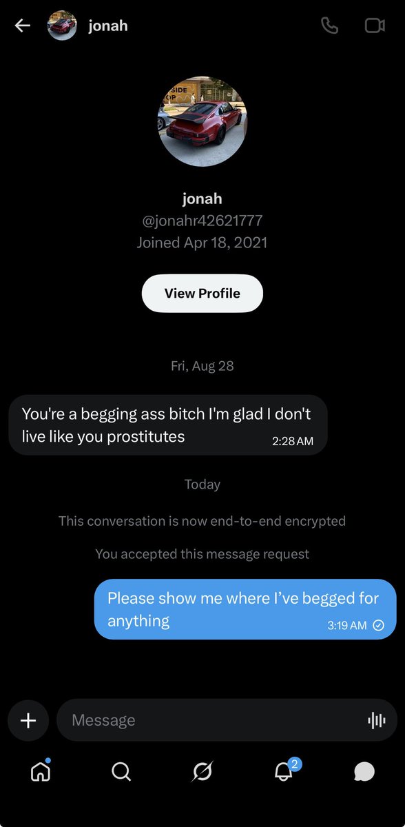 Hayleewarsham's tweet photo. @babymommahails @jonahr42621777 @ColoredTrees @midaqih Meanwhile he in my DMs calling me a prostitute and a “begging ass bitch” meanwhile I’m not begging for shit😂😂😂 I’m glad I don’t have to pay to get off like him. https://t.co/JCZYIacB0f