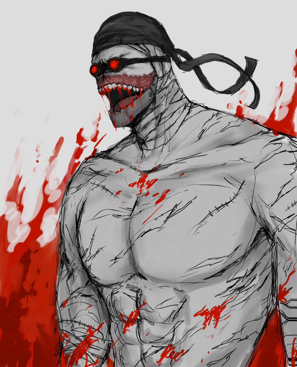 NWAD211's tweet photo. too lazy to finish this lol
 #hank #madnesscombat https://t.co/X974IWnIOB