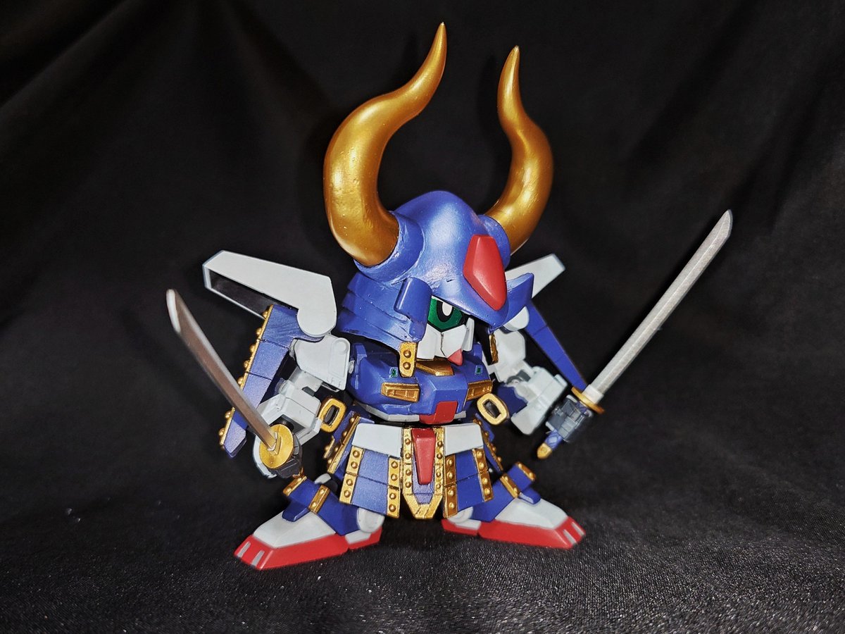 OtomigKobo's tweet photo. 完成！
武者真亜屈！！
 #SDガンダム https://t.co/gQZ3aqfsaz
