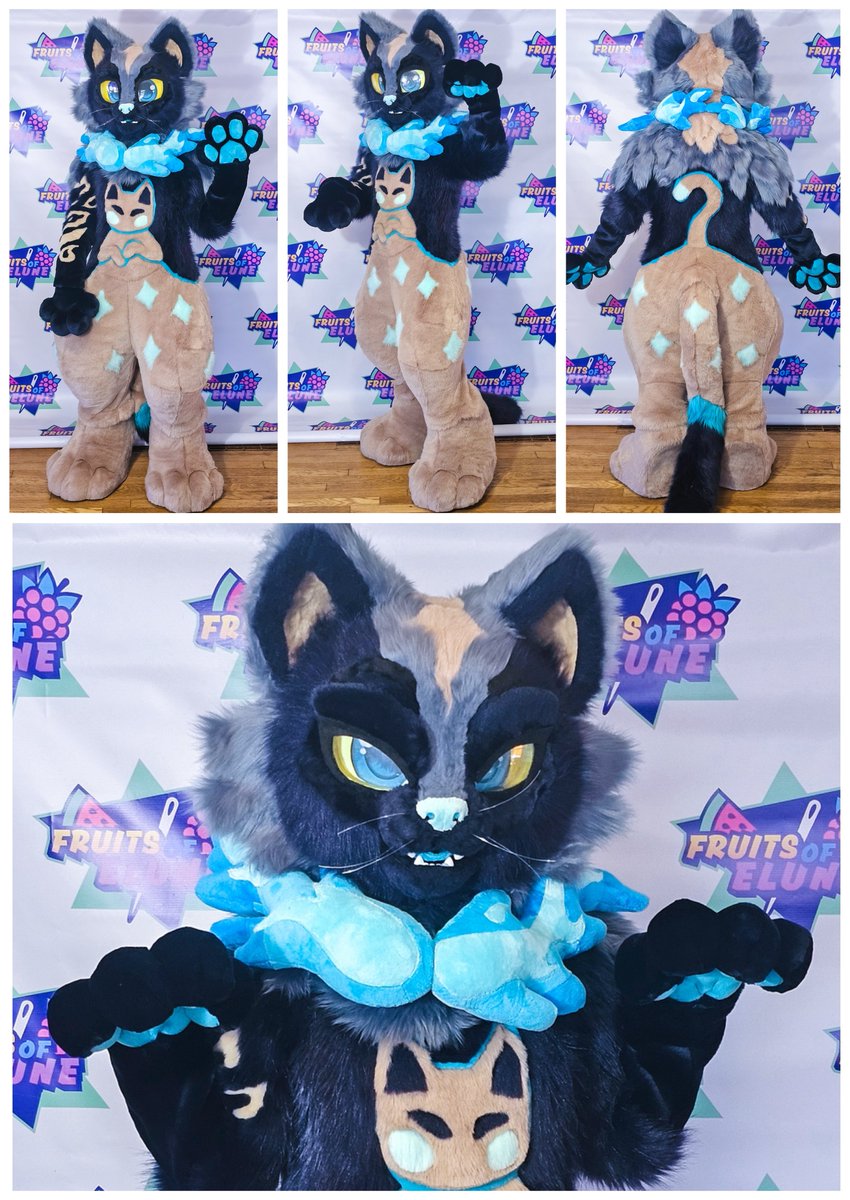 FruitsOfElune's tweet photo. Suit done for basil! 😊 head base by @stuffedpanda  ( tags bellow!) 
Big thanks to @Jordy_Bea and @sleepyydog for the assistance! https://t.co/zgCudzQ4KG