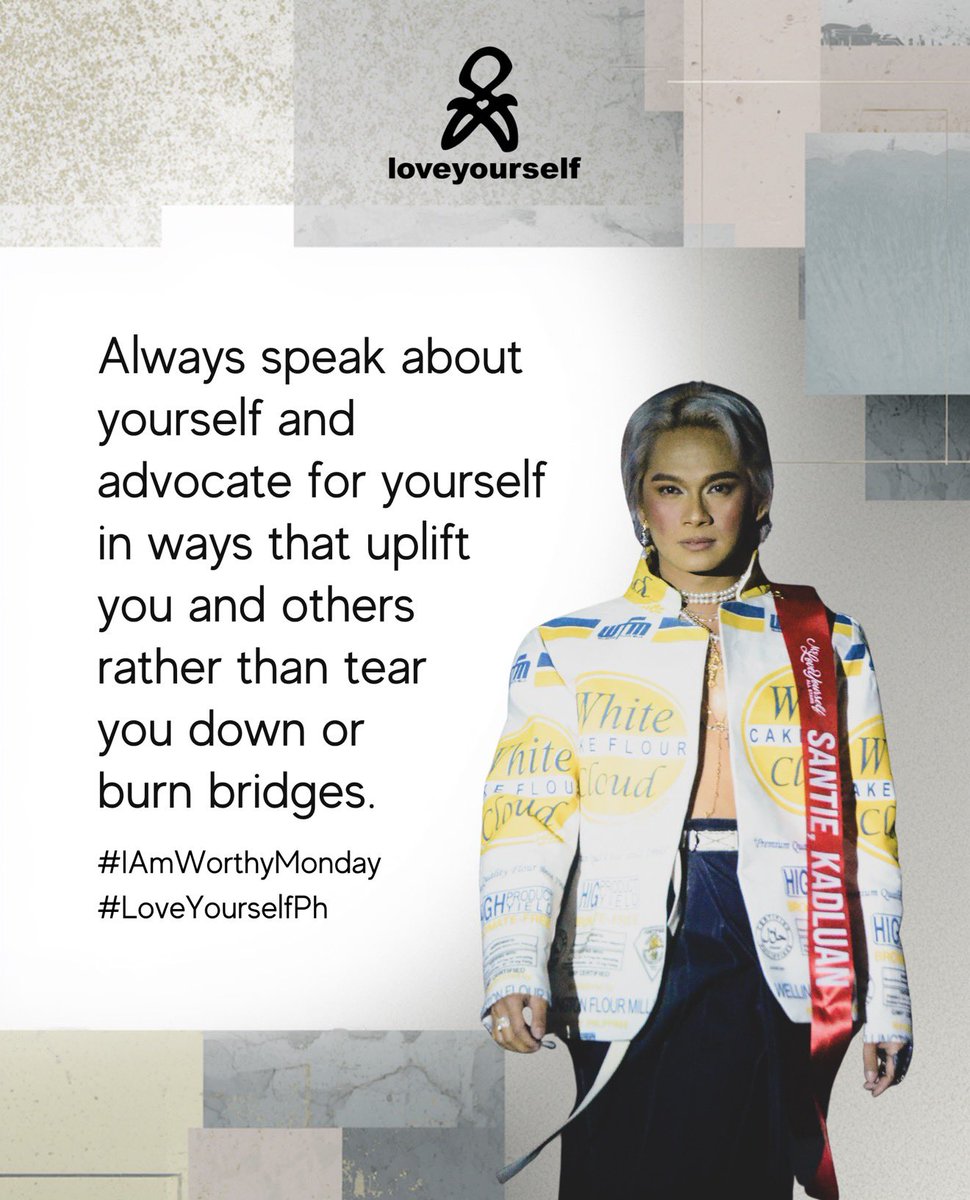 LoveYourselfPh's tweet photo. Speaking kindly, especially to ourselves, reflects how deeply we value the life that we are building. Acting with intention shows others that boundaries matter, both theirs and ours. Always remember that words can heal and empower us, while our actions reveal our values and show who we truly are.

#IAmWorthyMonday
#LoveYourselfPh