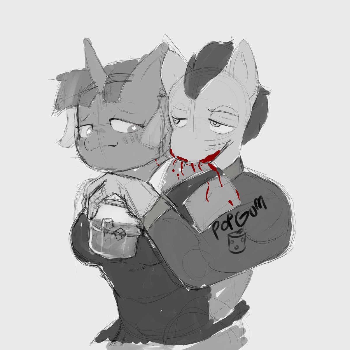 Popbum67's tweet photo. Taking a break from animation to draw flawless and Drhooves
Will I continue? Idk
(CW BITING AND BLEEDING)

#flawlesssparklemoon #Tamers12345 https://t.co/ebjCzRVt5A