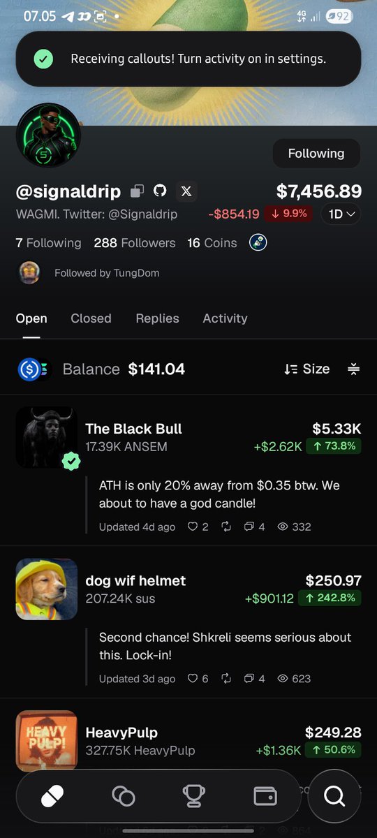 NitroXEdge's tweet photo. @Signaldrip I hope today is my lucky day, I will always be there to support you $ANSEM

6PMmJUv7563uwqHJwEwVZf5dFJwmDQfdhTsrAZVJcCqs https://t.co/3AyXktwy9l