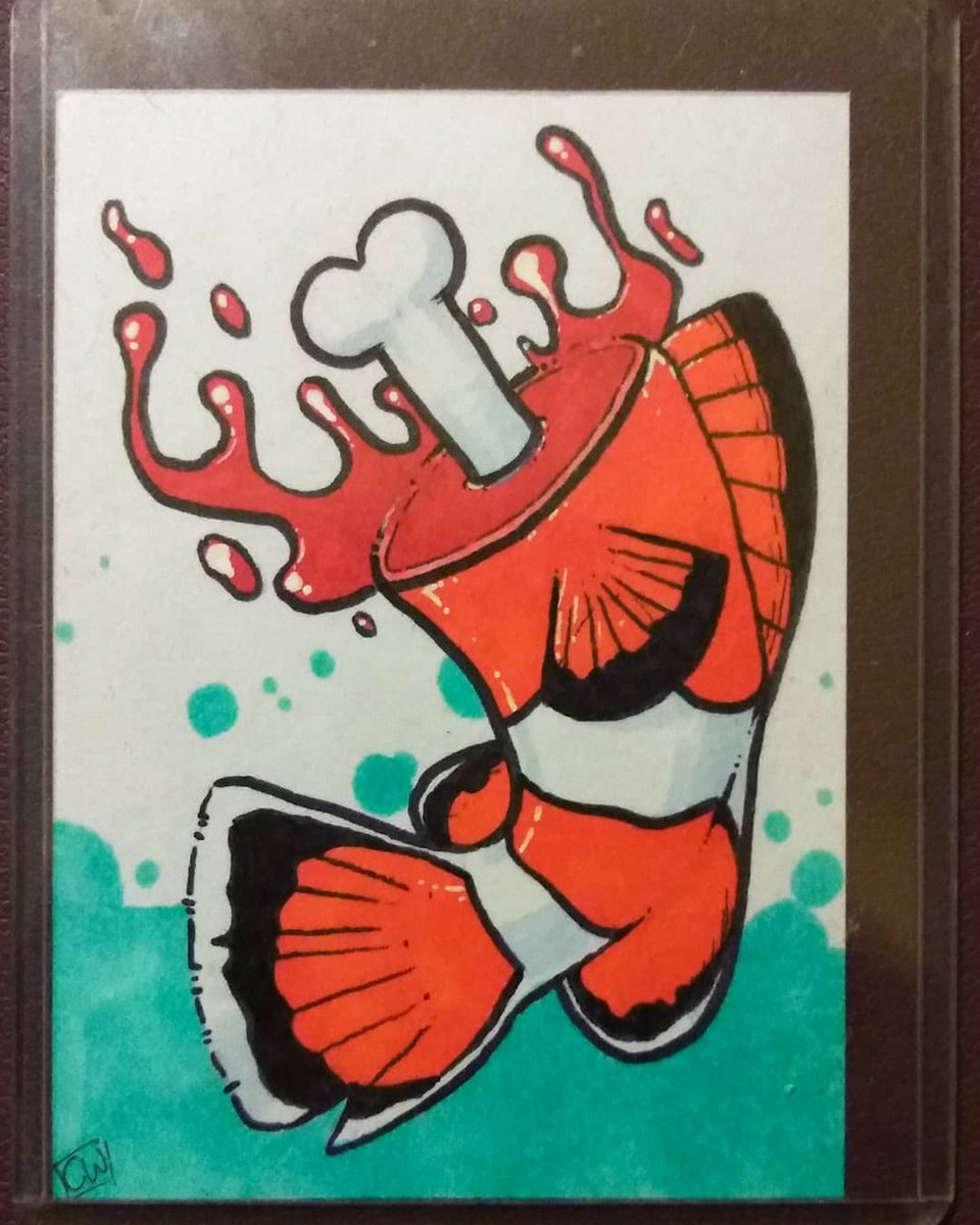 TXFDesign's tweet photo. Drawing of a fish with a bone in it. I don't know, it was fun though.

#Fish #art https://t.co/RkKg4poccC