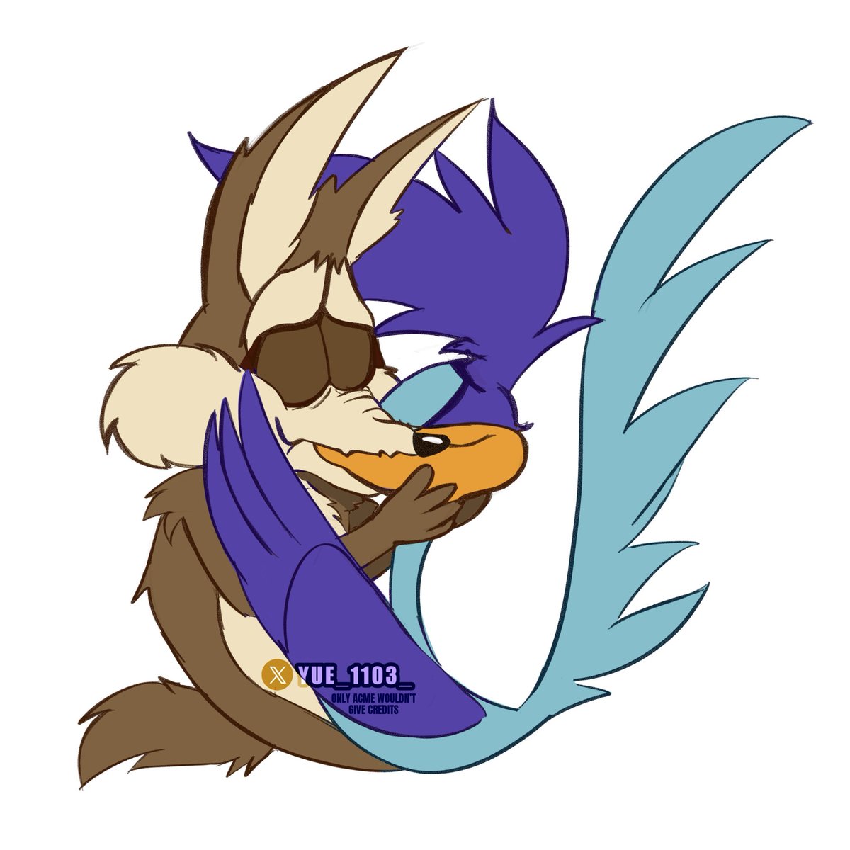 Yue_1103_'s tweet photo. "Are you coming back?"
(Vas a regresar?)
 Esa pregunta tocó mi corazón 😭
#CoyotevsACME #coyote #correcaminos #roadrunner #wileroad https://t.co/mMsO6Rwsfb