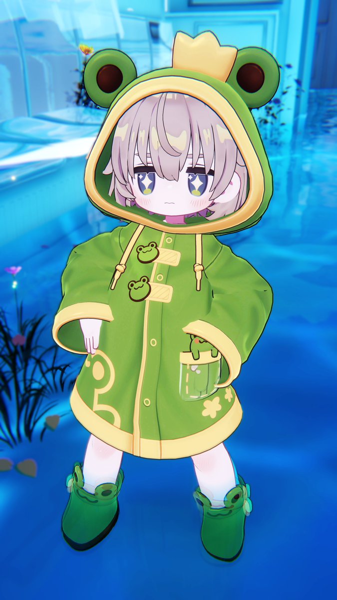 Parum31's tweet photo. おはよ～☀🐸
SILVERCAT様よりケロケロレインコートいただきました‼
めちゃかわいい～☺
#SILVERCAT_Fashion https://t.co/yo29nxUeai