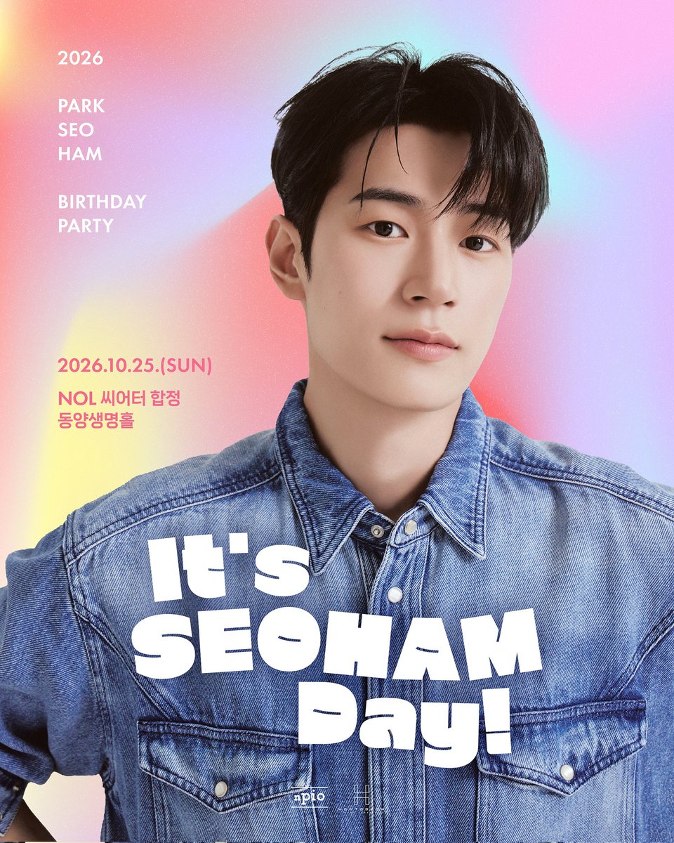 pyj9414's tweet photo. 260831 μΈμ€ν #npio
PARK SEO HAM
BIRTHDAY PARTY
It's SEOHAM Day
μΌμ: 2026.10.25 (SUN)
NOL μ¨μ΄ν° ν©μ λμμλͺ
ν
ν°μΌμλ§€
μ μλ§€: 2026. 9. 8(TUE)
μΌλ°μλ§€:2026.9.11(FRI)
#λ°μν¨ #Parkseoham https://t.co/D1sJY3J30T
