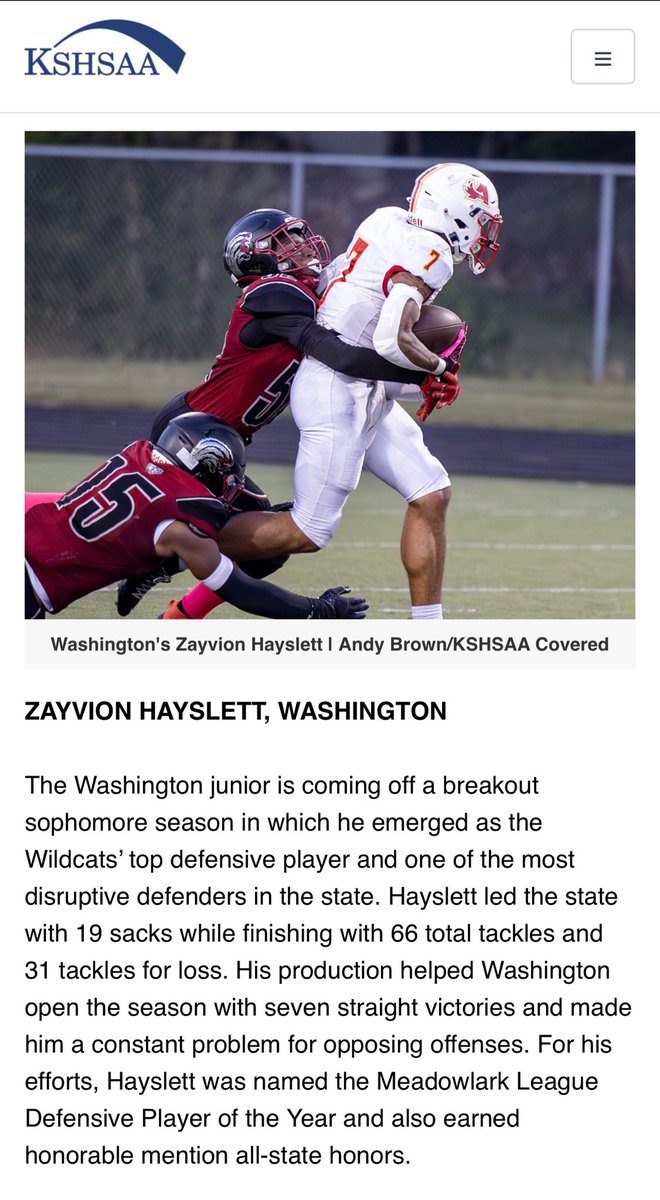 WashHouseFB's tweet photo. Congrats to CamRon Fields and Zayvion Hayslett on being featured as one of KSHSAA’s top 5A players to watch for the 2026 season. Click to view article. https://t.co/KMMo2lLits

#WhoseHouse #WashHouse #WildcatCounty #WashHouseFB https://t.co/DjRrIs1Q1W