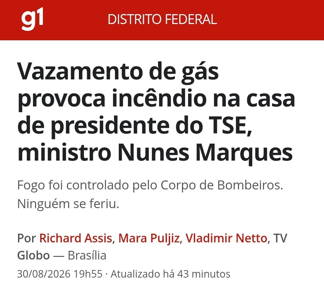 Terra__Brasilis's tweet photo. Muito estranho um vazamento de gás na casa de um Ministro do TSE desse ano, nao acham ? https://t.co/tKoovQGRLl