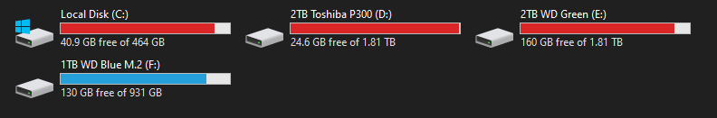A19F98's tweet photo. @KBobTech @DustinEdenYT Should probably get a NAS tbf, can't be arsed though. https://t.co/GDBSApsmPQ