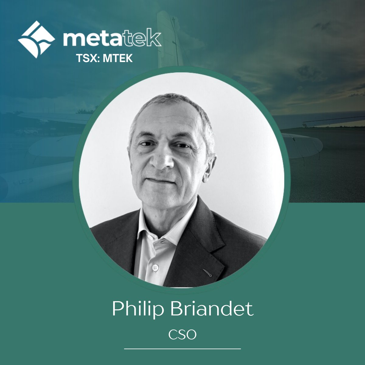 MetatekGroup's tweet photo. Meet Philip Briandet,  Chief Strategy Officer at Metatek.
Philip brings more than 35 years of experience across geophysics, consulting and the energy transition.
He spent 13 years with Petroleum Geo Services (TGS)  holding senior roles spanning #geophysical operations through to executive leadership, including President of PGS Asia Pacific.
Prior to joining Metatek, Philip advised clients across APAC on strategic management and business expansion as an independent consultant and Director of Pact Services Pte Ltd.

His deep industry experience and international perspective support Metatek’s strategy as the Company continues to grow across global markets.

TSX: MTEK
#Geophysics #Energy #CriticalMinerals