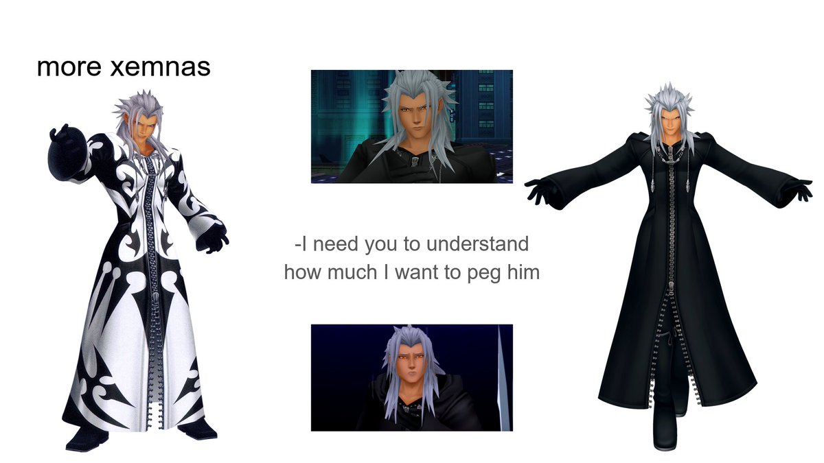 cosmiccstuff's tweet photo. back in 2021 when I got fully back into kh I made a thing for presentation night where I ranked every (ADULT) kh3 nort/org member based on how sexy I think they are, and while its now very outdated (luxord was one of the least sexy which is OUTRAGEOUS). this still stands I fear https://t.co/FSr0HyEHvW