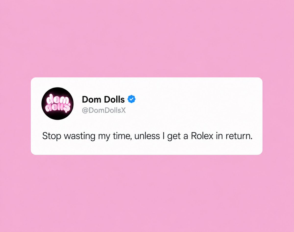 DomDollsX's tweet photo. Let's make it worth my while!
.
.
.
#girls #findom #moneymagnet #pretty #luxury https://t.co/B4wqNK5B65