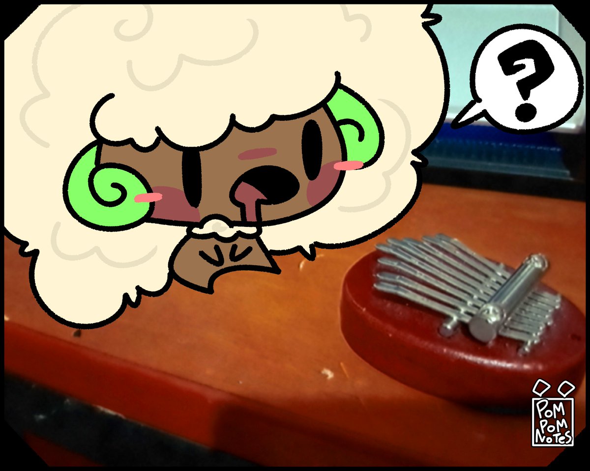PompomNotes's tweet photo. Whimsicott wishes to play the kalimba. ☁️🎶 

#pokemon #fanart https://t.co/w2s40RzAxT