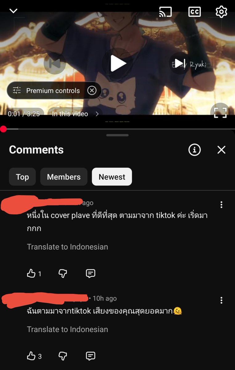 ywukii's tweet photo. Buka mv, liat newest comment, ada orang yg nonton mv abis liat konten cover kakurenbo di tiktok🥹 versa go international letsgoooo https://t.co/18rmrgjkjv