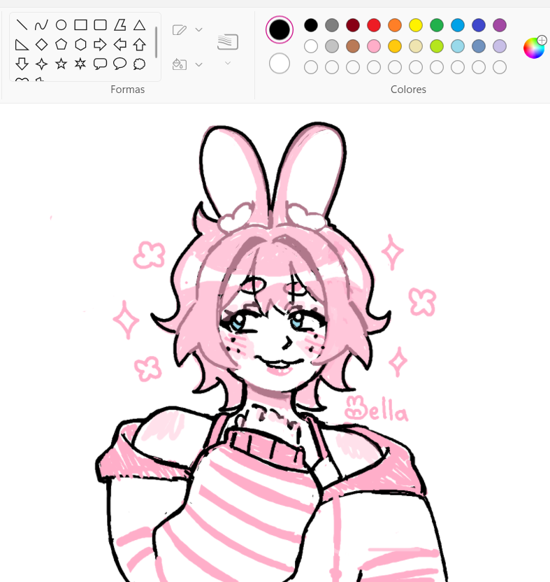 Nellabun's tweet photo. Dibujito en paint 🌷 https://t.co/5ne7mbWWXw