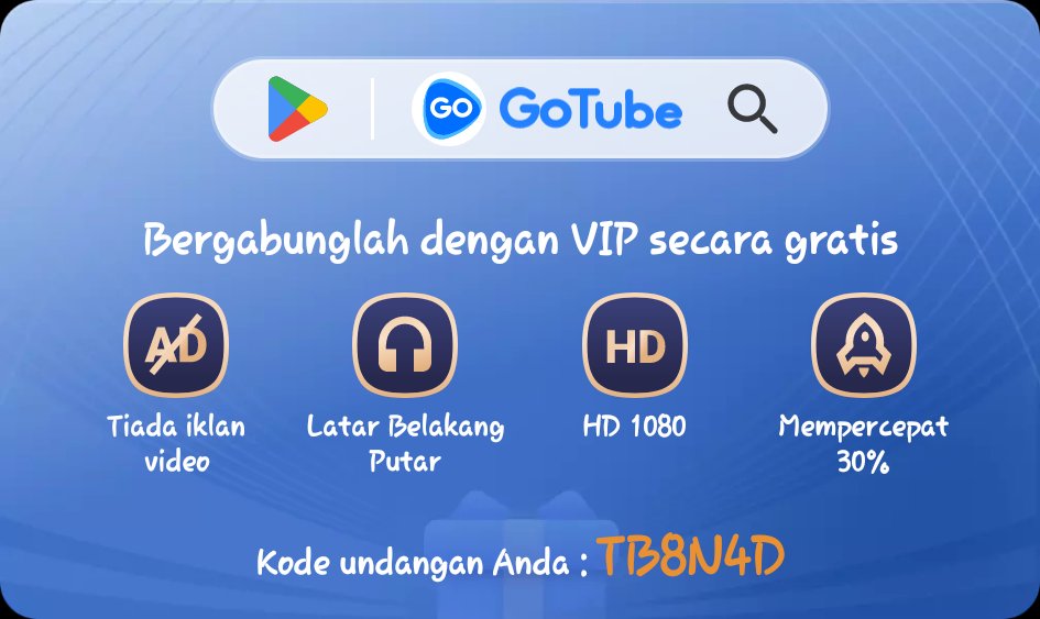 ErYosep's tweet photo. Lihat aplikasi Gotube ini yang menawarkam layanan terbaik. Buka kunci semua fitur dengan memasukkan kode undangan saya:TB8N4D
https://t.co/Uhoj53WP87 https://t.co/nlPdMaUhal