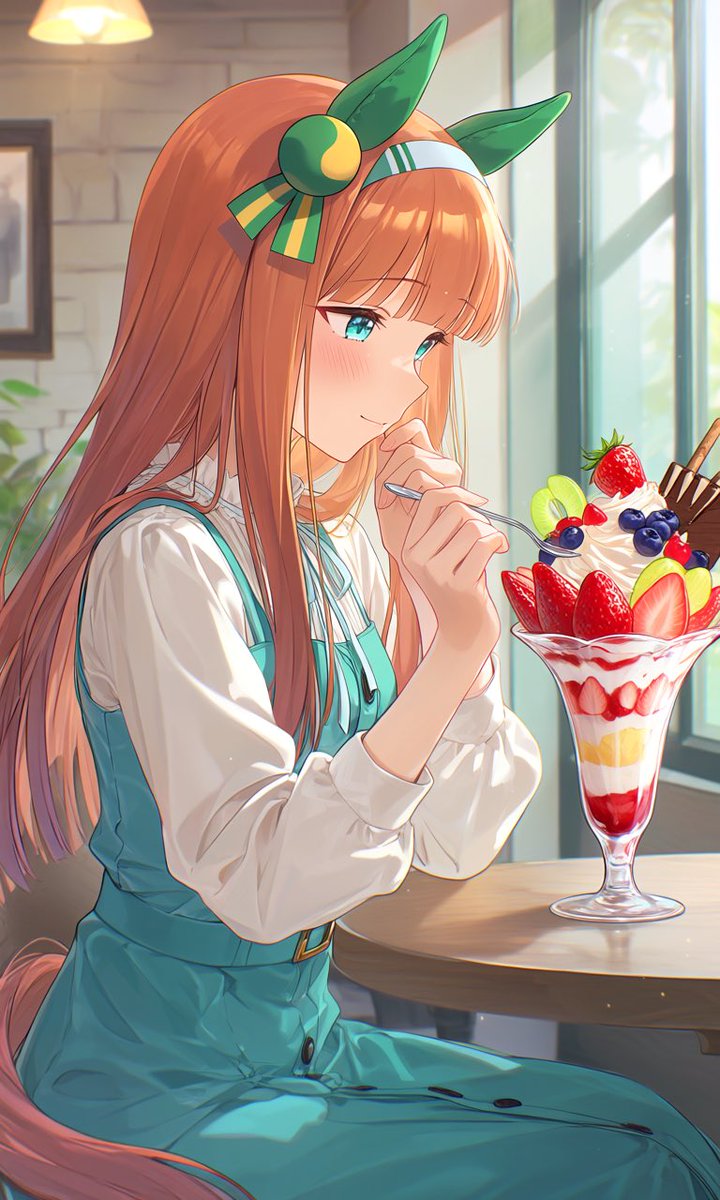 MM_AIart's tweet photo. サイレンススズカ
目の前の豪勢なパフェに夢中

#ウマ娘
#サイレンススズカ https://t.co/bdWxssThrK