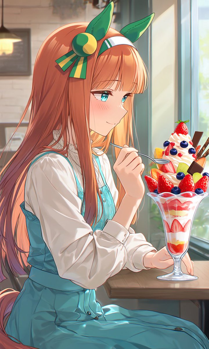 MM_AIart's tweet photo. サイレンススズカ
目の前の豪勢なパフェに夢中

#ウマ娘
#サイレンススズカ https://t.co/bdWxssThrK