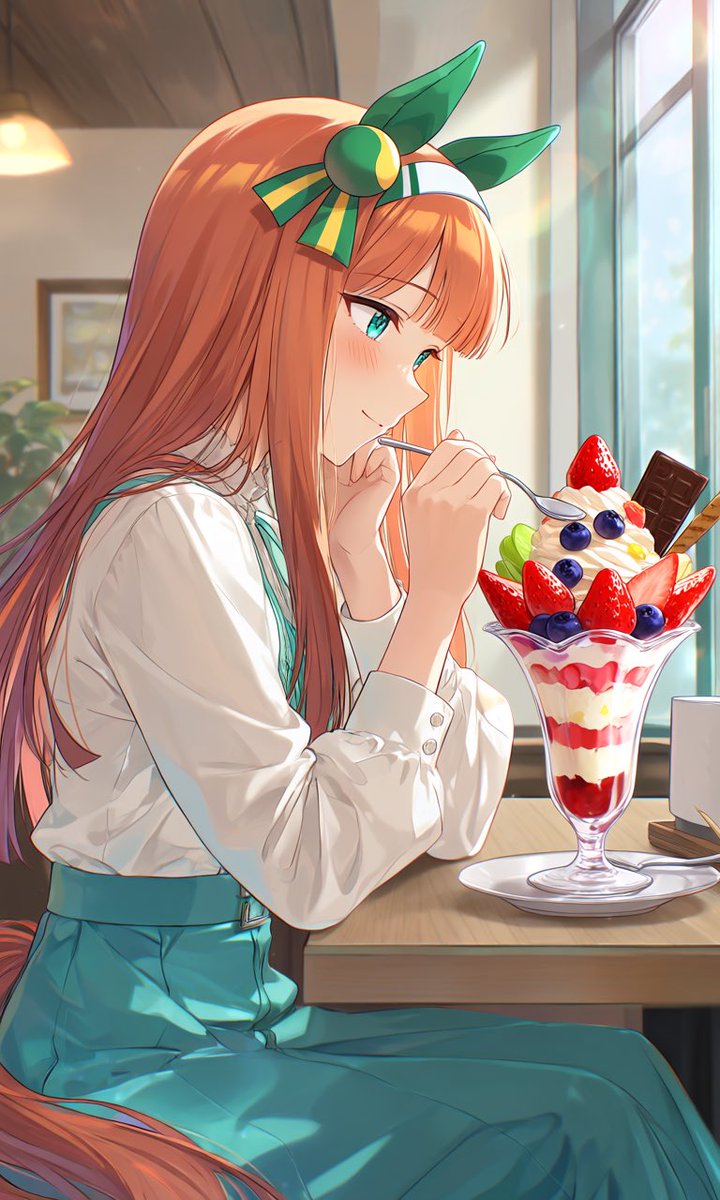MM_AIart's tweet photo. サイレンススズカ
目の前の豪勢なパフェに夢中

#ウマ娘
#サイレンススズカ https://t.co/bdWxssThrK