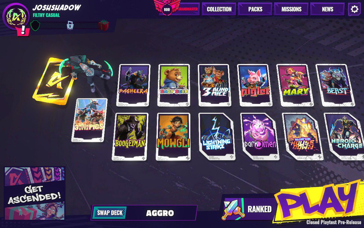 JoshShadow's tweet photo. Hit Grandmaster in @origins_tcg Here is the deck I played all the way up https://t.co/4bn4sW6xSb