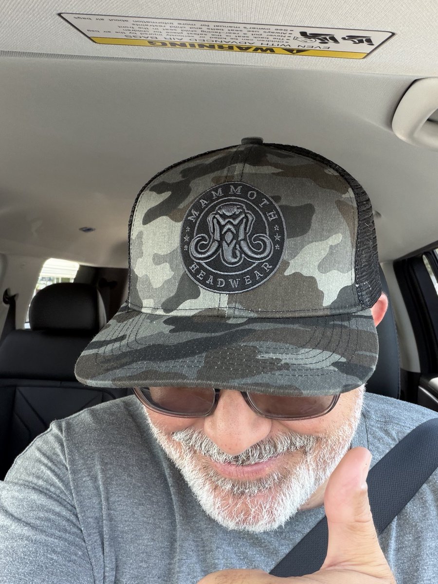 bregalado's tweet photo. ⭐⭐⭐⭐⭐ 5 star review from Brian Regalado https://t.co/TArzzymMHi #Mammoth Headwear https://t.co/Fx5FWnJrzG