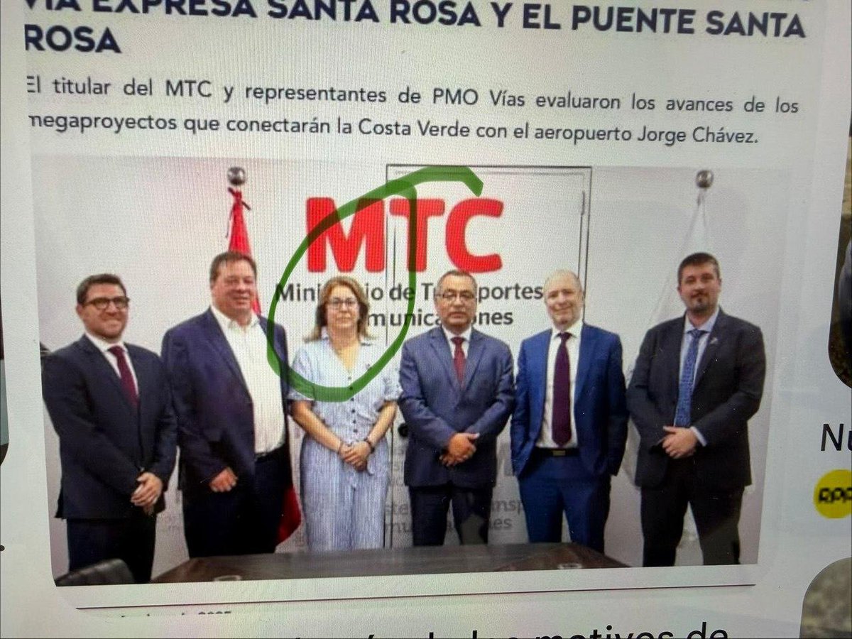 DigitalTVGO's tweet photo. Algo anda mal en PMO Vías francés, encargada d elaborar el Proy de la Nueva Carretera Central, la repres PMO Vías, Silmara de Assi renunció el 27-01 x presuntas presiones para beneficiar 1 empresa y darla ganadora, lo peor: su reemplazante Jaime Rodríguez tendría la ruta a seguir https://t.co/nalqHfGV6z