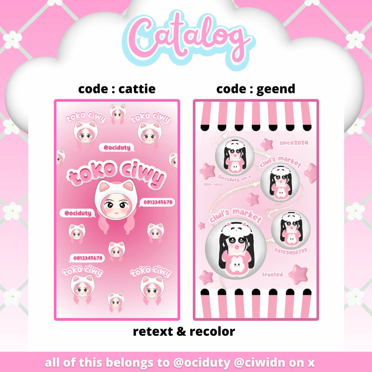 ociduty's tweet photo. ۪   ݁    ⠀ʚ  help rt ya! timakaci >__<  🍧🩷

ㅤ꒰  .. haii semua! ada FREE WALLPAPER BY REQ untuk 4 org edisi mendoakan kaka @cinnamorotl dalam rangka perjalanan jauh!   .. ㅤxixi '!    ᜊ゙  💬 🍡

᨞  🍥 scroll untuk detailsnya!   
᨞  🍥 by reply! 

t.    ᜊ゙ㅤ #bealanja https://t.co/nP2jjaBXhs