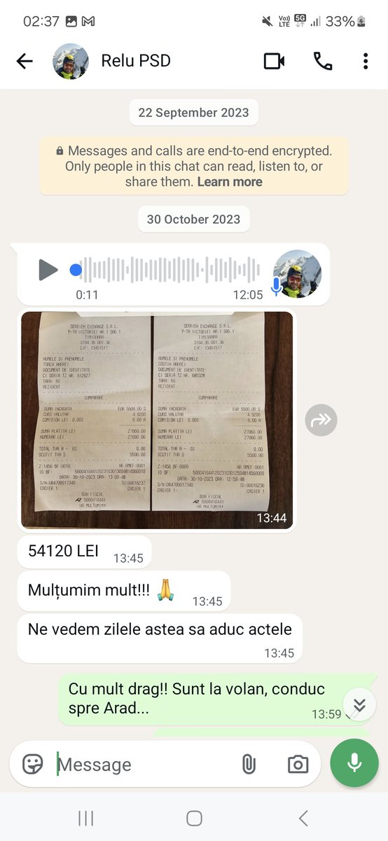 Politic62034991's tweet photo. My1st donation Euro11000 on t/30rd of November2023!

T/treasurer called me to thank me f/54120 Lei=11000 Euro

But From t/beginning they stole💰(Euro5000)declaring that I donated on 30.10.2023,31.10.2023,01.11.2023 each time Euro2000×3=6000

While donated once E11000

A HUGE LIE! https://t.co/JW2T83dtvd