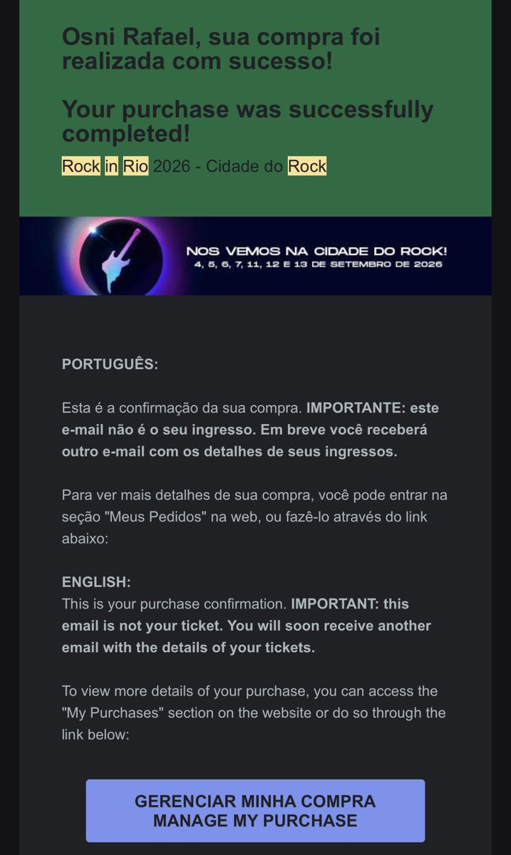 anaczzs's tweet photo. VENDO INGRESSO ROCK IN RIO 🎫
•DIA 11/09 
•STRAY KIDS 
•MEIA ESTUDANTE 
270 reais 

#rockinrio #straykids #skz 
 
(esta no nome de meu irmão) https://t.co/ogp7Oqi5qB