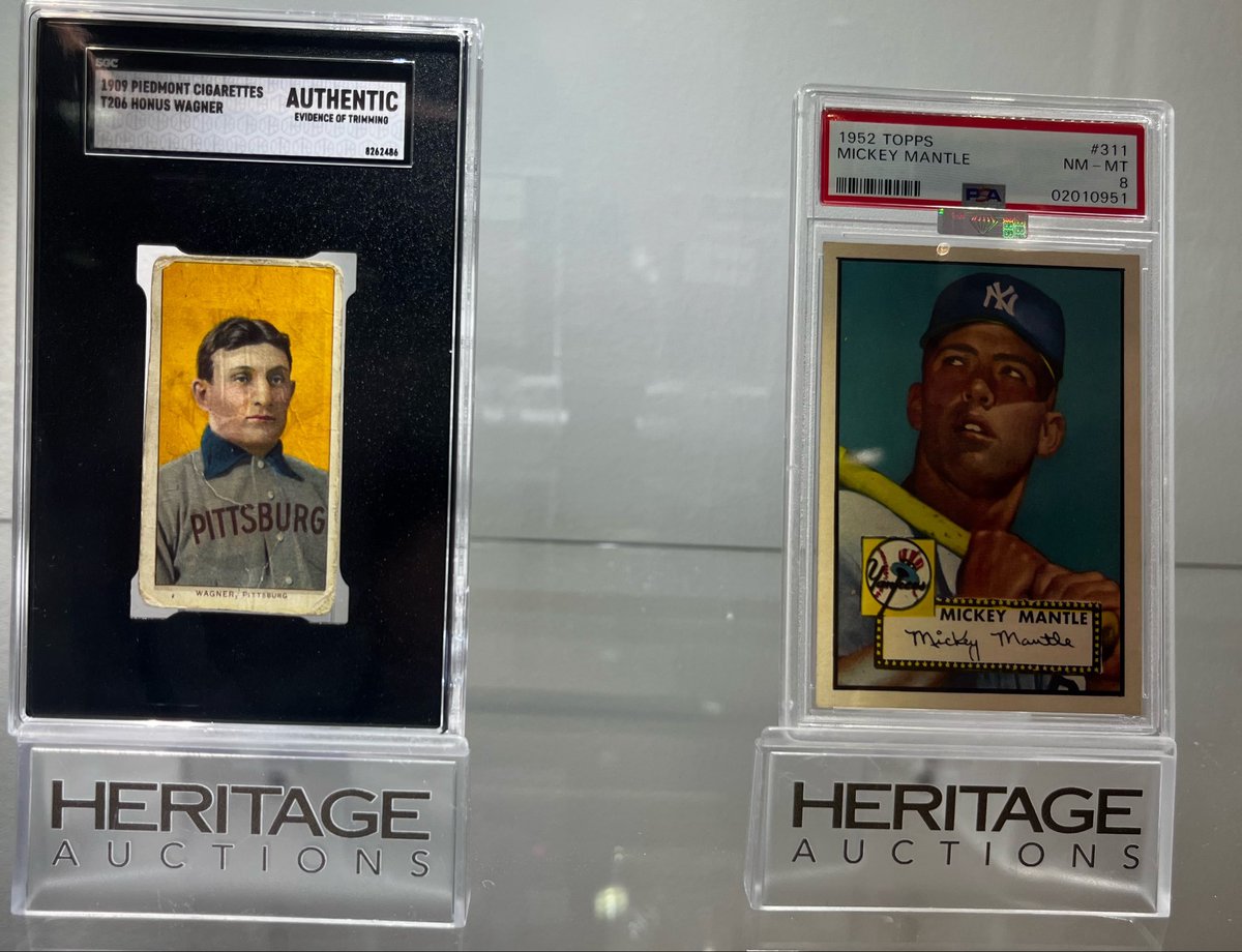 ToppsFinest's tweet photo. @island_trader1 @giovanniponzii Yes sir! There was a bunch of awesome pieces that auction.

Rookie GU Kareem/Alcindor ASG jersey

GU auto Hank Aaron, GU Clemente jerseys

The two holy grail sports cards &amp; a couple million dollar Jordans hahah https://t.co/IzgYKUj7VY