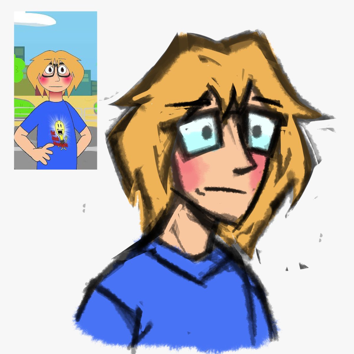 Ziffers_'s tweet photo. My friend forced me to draw this while on call please saveme @LeoIsAnAlien https://t.co/uiv5kIUXes