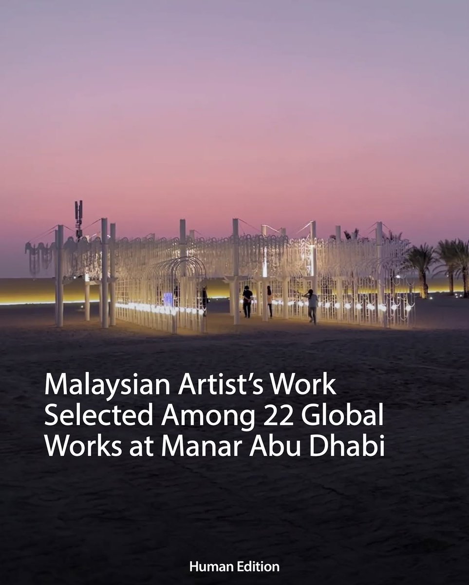 human_editinkgc's tweet photo. light-art showcase has selected  as its only Southeast Asian and only Malaysian artist.

Her installation Eden was first unveiled in Kuala Lumpur and now sits within the m... https://t.co/MXLDyG7pfB